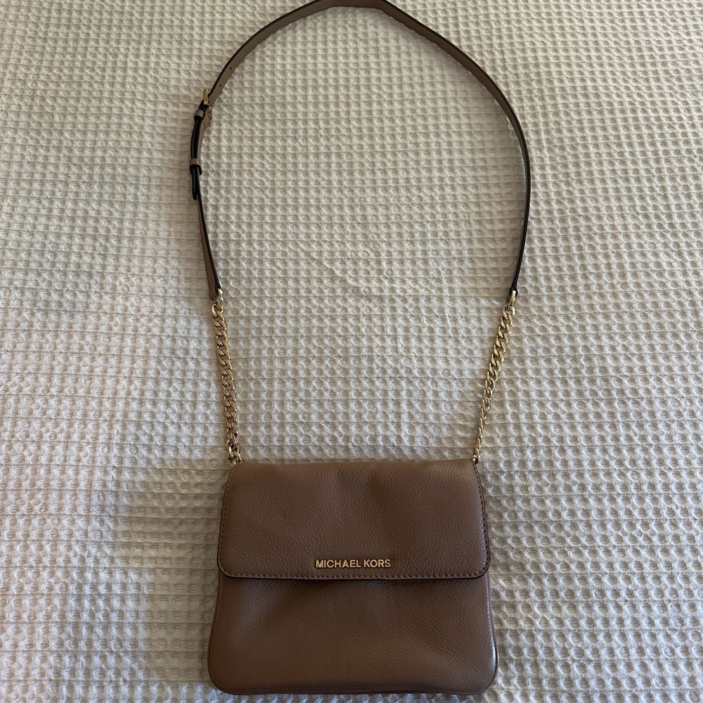 Tan Michael Kors Crossbody